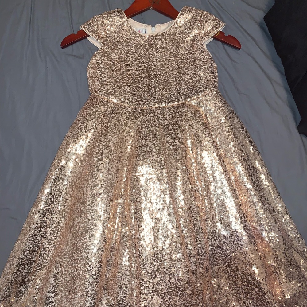 Princhar gold dress size 6